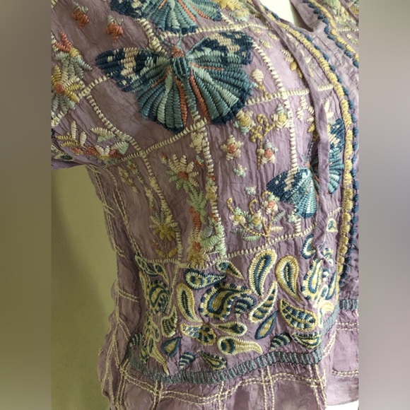 Johnny Was Embroidered Top - Picture 5 of 10